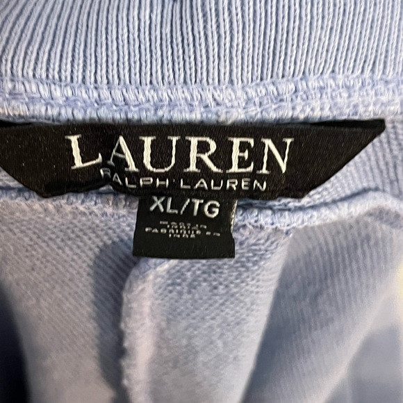 Lauren Ralph Lauren blue logo down leg joggers with pockets Athlesiure Casual - Picture 8 of 9